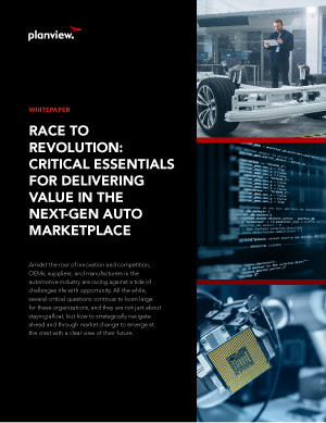 Race to Revolution: Critical Essentials for Delivering Value in the Next-Gen Auto Marketplace 